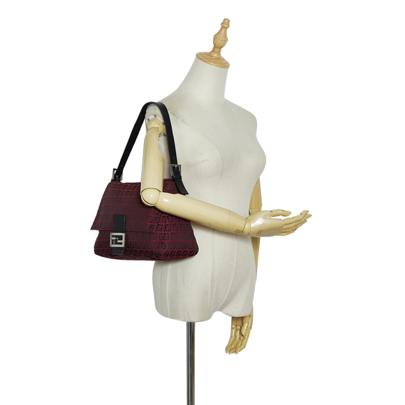 FENDI Zucchino Mamma Forever Shoulder Bag - Picture 12 of 12